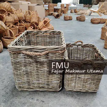 Extra Large Storage Basket rattan