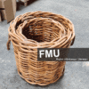 Set 3 Large Square Chunky CEEL Log Baskets