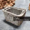 heavy duty wicker log basket