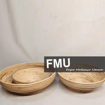 Basket Tray Round rattan