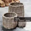 Wikcer kubu grey basket