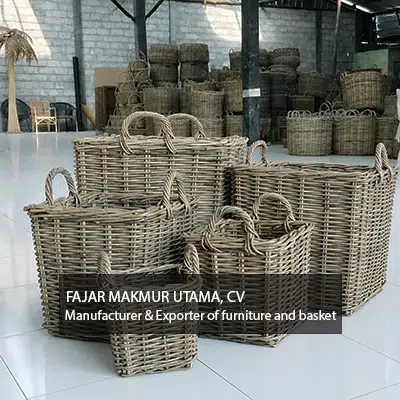 rattan kubu grey basket