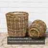 Rattan Gray Kubu Storage Basket