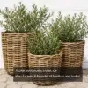 Rattan Gray Kubu Storage Basket